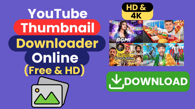 Download YouTube Thumbnails in HD & 4K Quality