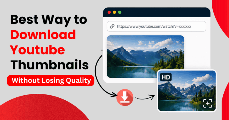 Download YouTube thumbnails in HD quality without losing resolution using a simple online method